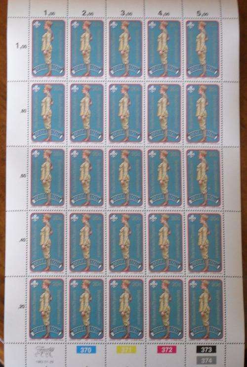 ****WOW FULL SHEET**** BOP - 20c Original Cadet MNH Full Sheet SACC 86 ****SAVE 75%****
